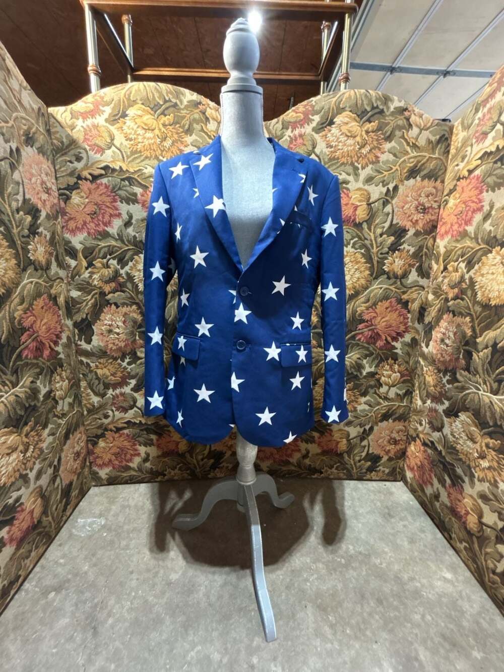 OppoSuits US 38 Star Spangled Banner Patriotic Blazer Jacket